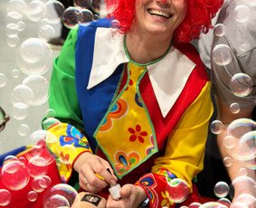 Animatorė Jelena vaikų šventėje